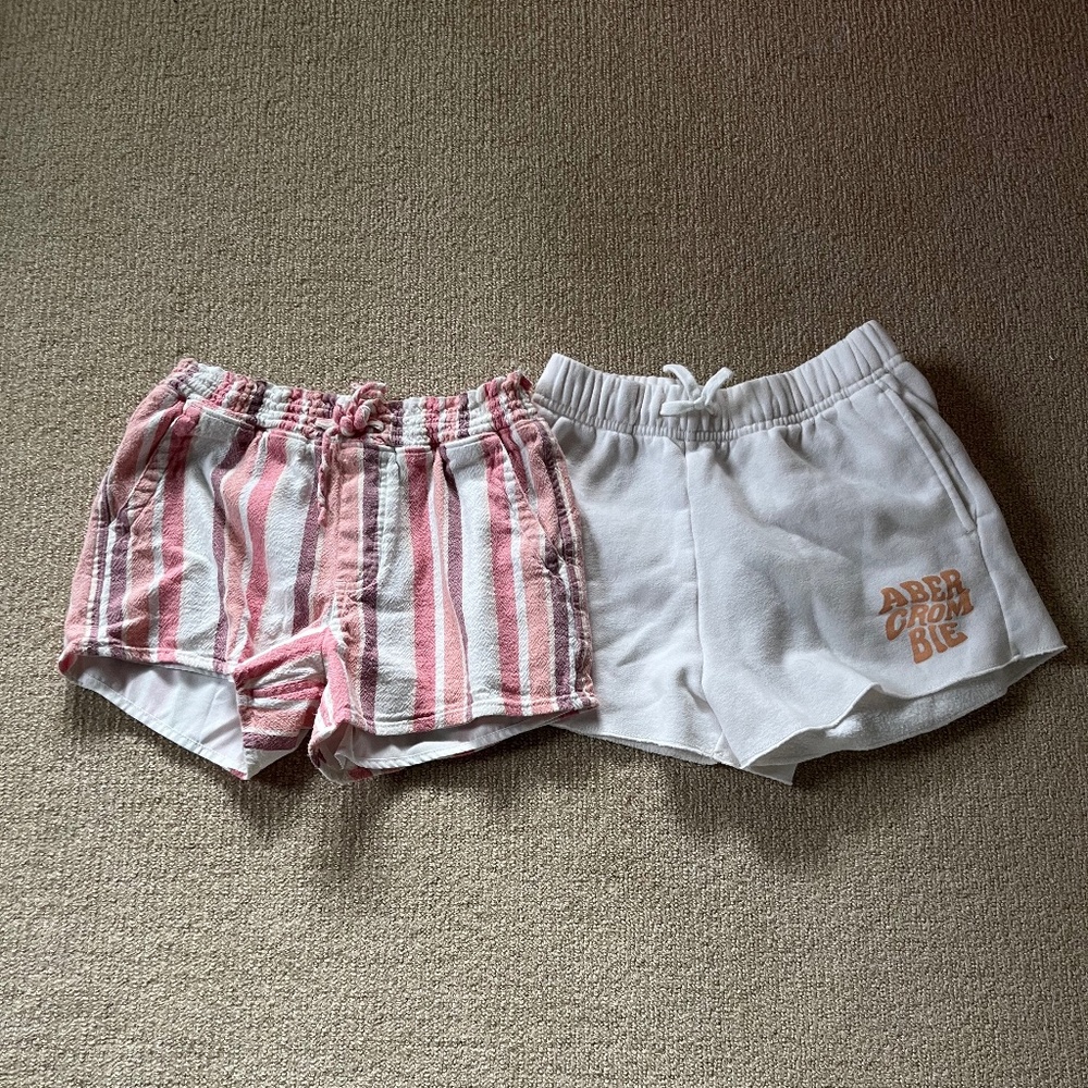 Set Of Two Abercrombie & Fitch Kids Girl’s Sweatshorts